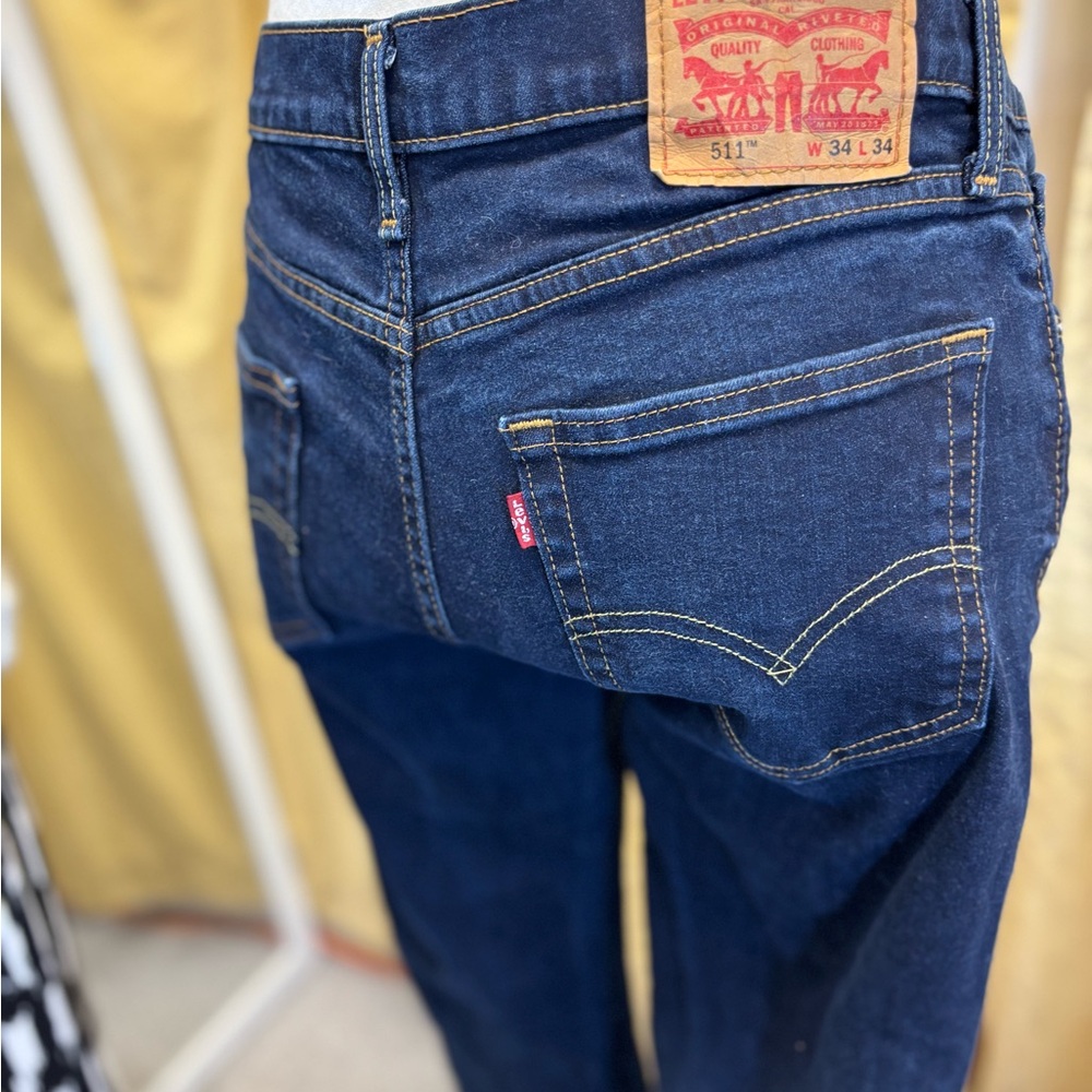 Classic Blue Denim Jeans - Picture 5 of 8